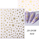 Easter Bunny Nail Stickers Playful Design for Festive Nails