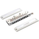 Easttop Chromatic Harmonica 10 Holes Key C ABS Silver
