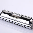 Easttop Chromatic Harmonica 10 Holes Key C ABS Silver