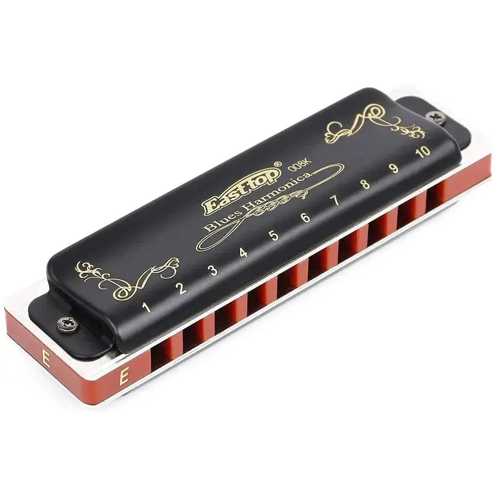 Easttop Diatonic Harmonica 10 Holes Blues Harp Key C