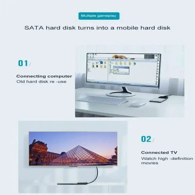 Easy Drive Line USB to SATA Adapter with High Compatibility