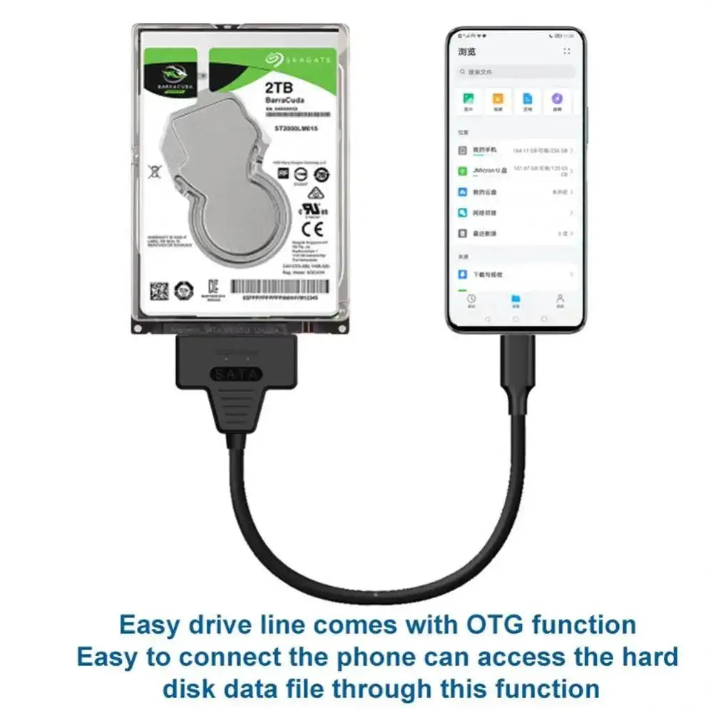 Easy Drive Line USB to SATA Adapter with High Compatibility