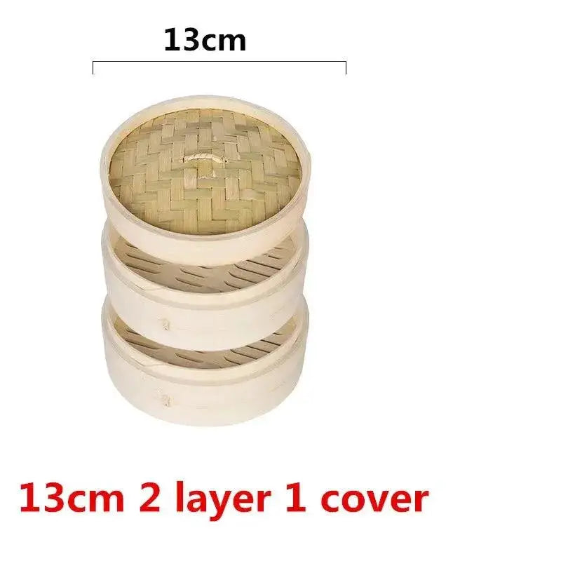 Eco Friendly Bamboo Steamer Set For Fish Rice Vegetables