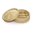 Eco-Friendly Bamboo Steamer Set for Cooking Fish Rice Vegetables