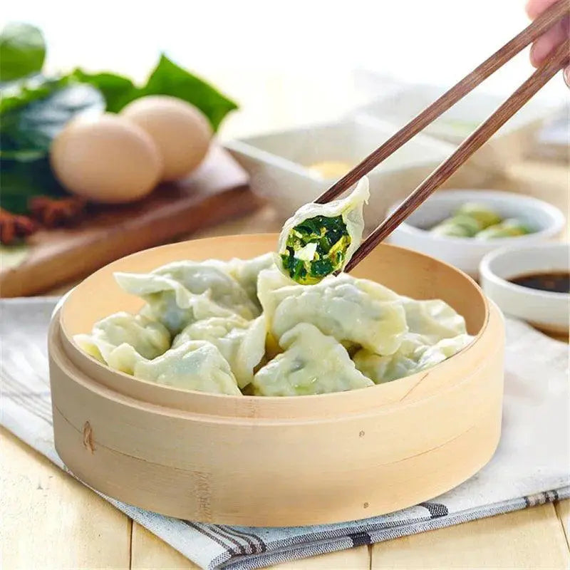 Eco Friendly Bamboo Steamer Set For Fish Rice Vegetables