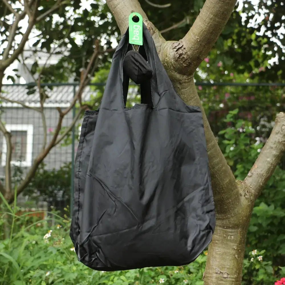 Eco Friendly Elastic Cotton Foldable Tote Bag With Shoulder Strap Printing