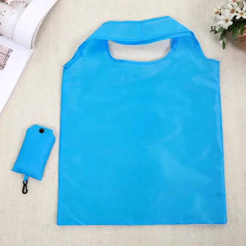 Eco Friendly Folding Shopping Bag Reusable Tote Travel And Grocery Space Saver