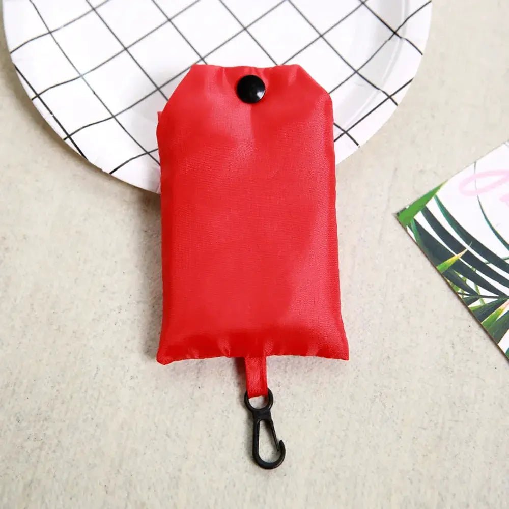 Eco Friendly Folding Shopping Bag Reusable Tote Travel And Grocery Space Saver