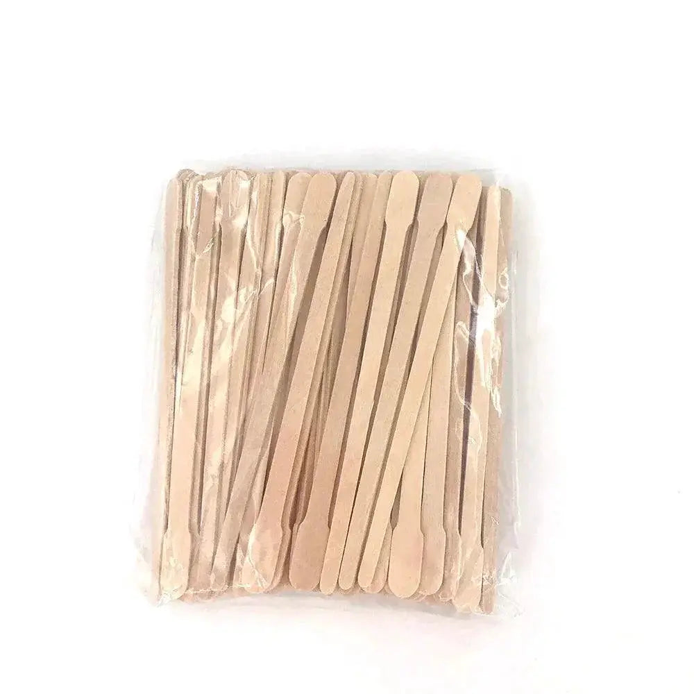 Eco Friendly Wooden Wax Spatulas For Beauty Regimen Set
