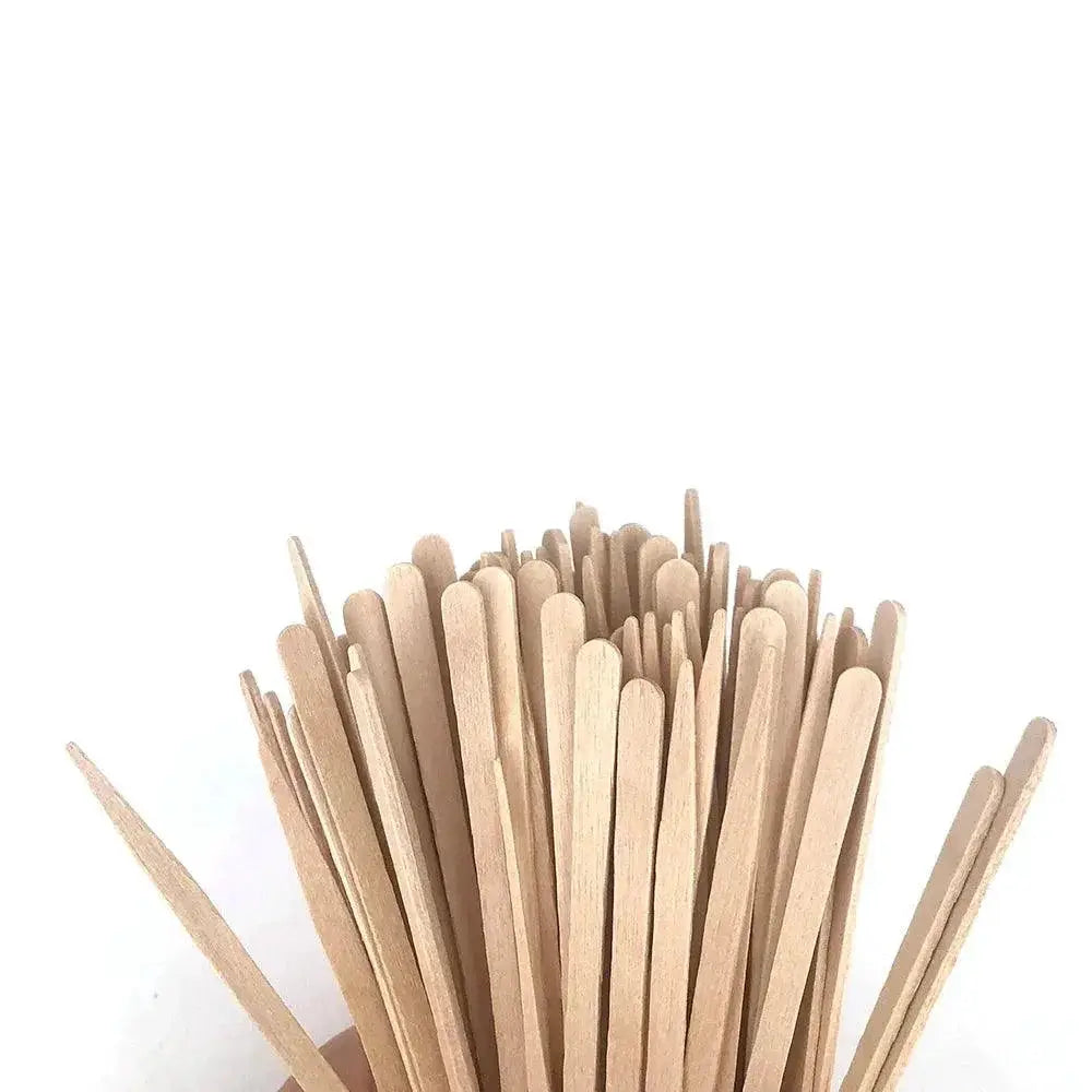 Eco Friendly Wooden Wax Spatulas For Beauty Regimen Set