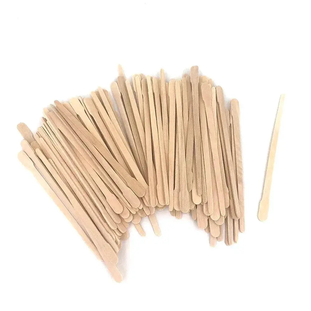 Eco Friendly Wooden Wax Spatulas For Beauty Regimen Set