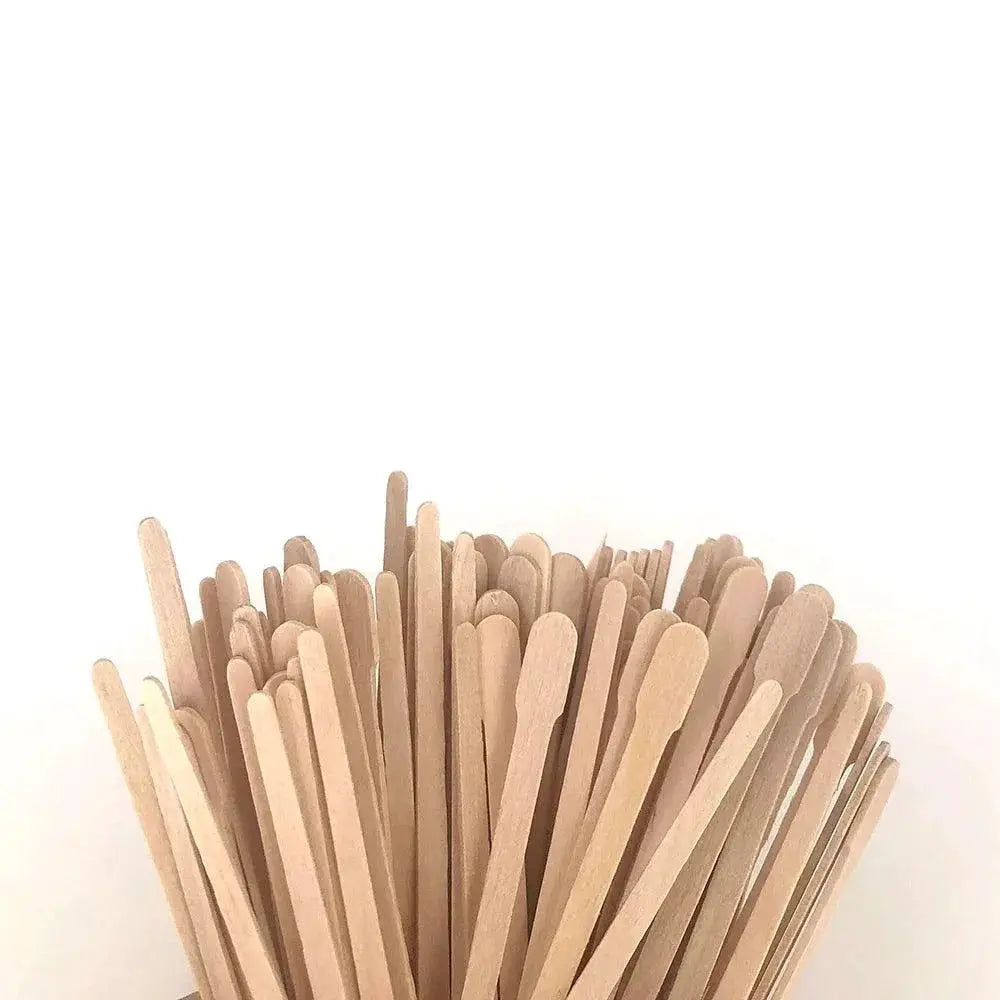 Eco Friendly Wooden Wax Spatulas For Beauty Regimen Set