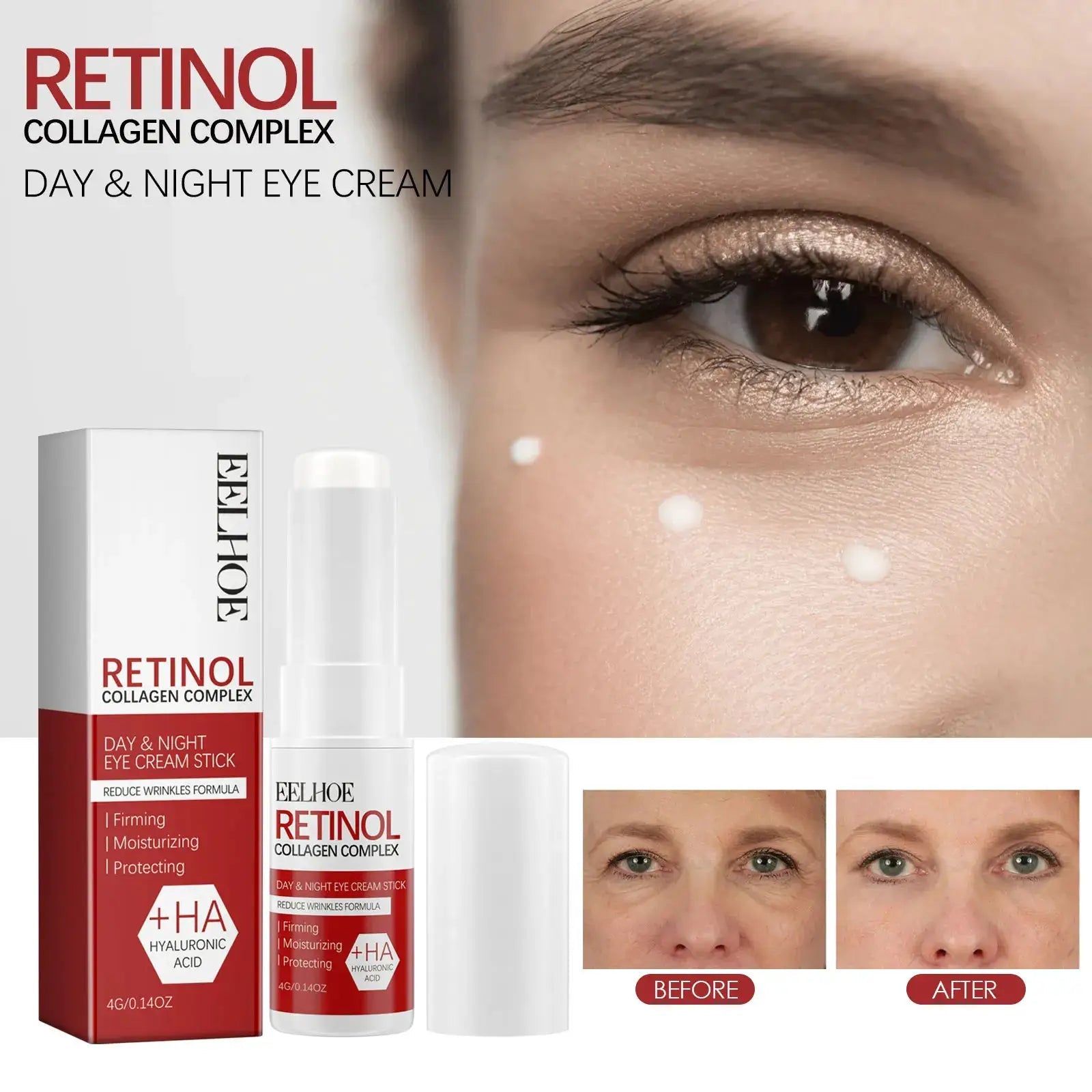 EELHOE Retinol Eye Stick for Puffiness