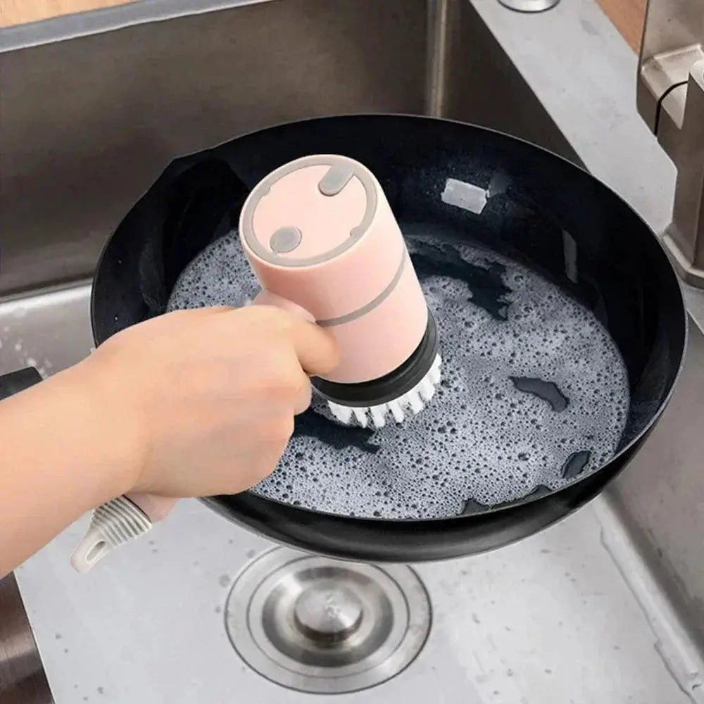 Efficient Electric Kitchen Cleaning Brush USB Rechargeable