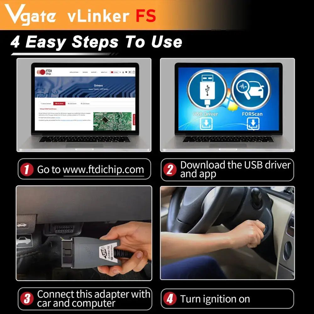 Efficient OBD2 Scanner For Ford/Mazda