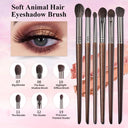 Effortless Blending Goat Hair Eye Makeup Brushes Set 6 Pieces