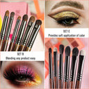 Effortless Blending Goat Hair Eye Makeup Brushes Set 6 Pieces