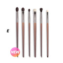 Effortless Blending Goat Hair Eye Makeup Brushes Set 6 Pieces