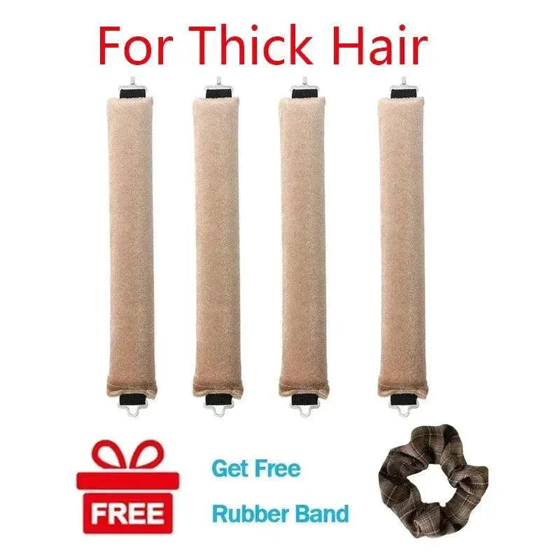 Heatless Curl Set for Voluminous Hair — xs-3pcs