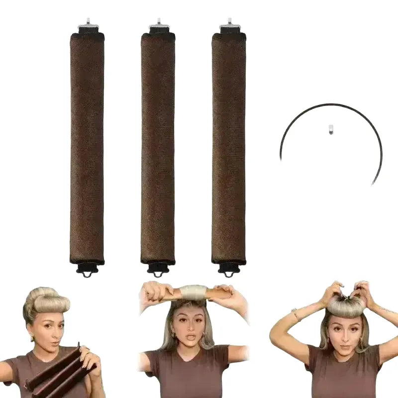 Heatless Curl Set for Voluminous Hair — 01-3pcs
