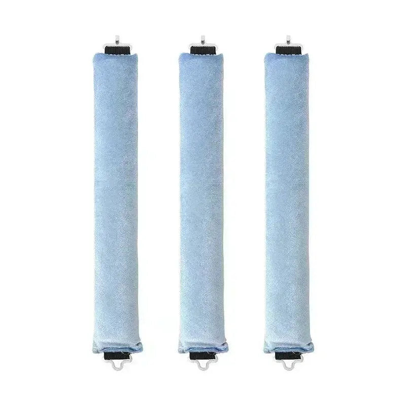 Heatless Curl Set for Voluminous Hair — black-3pcs