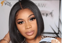 Effortless Elegance Premium Bob Wig Transparent Lace