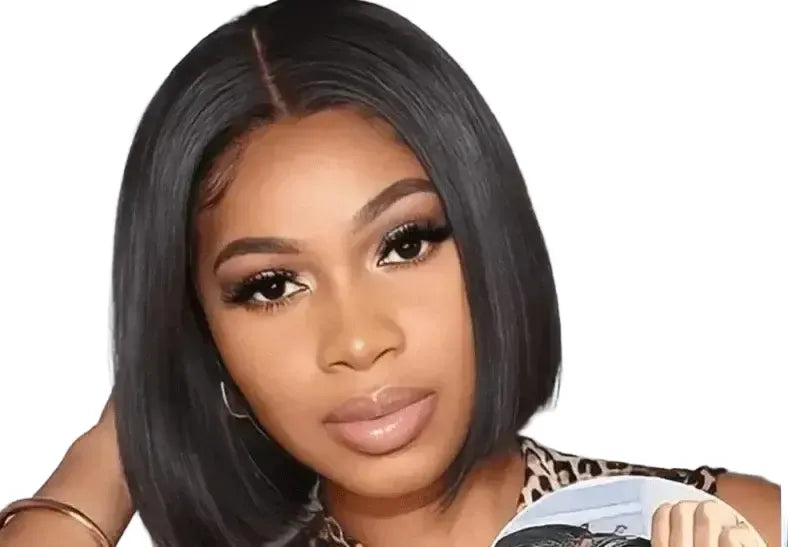 Glueless Bob Wig for Office Workday — 4X4 Glueless