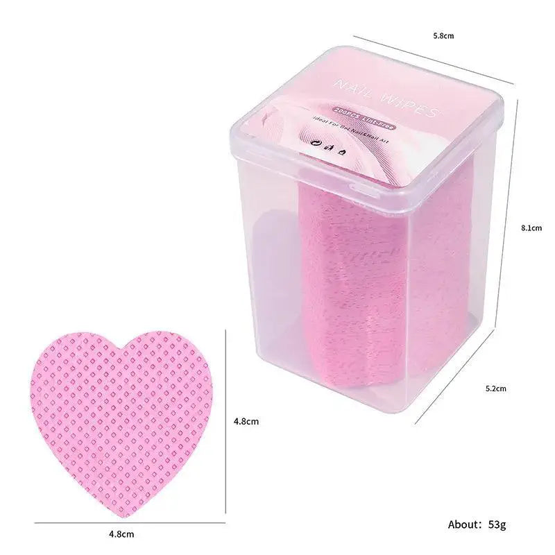 Effortless Gel Nail Polish Remover Wipes 200 Count Lint Free