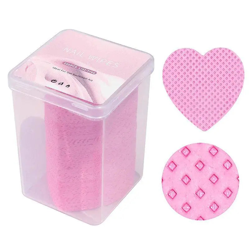 Effortless Gel Nail Polish Remover Wipes 200 Count Lint Free