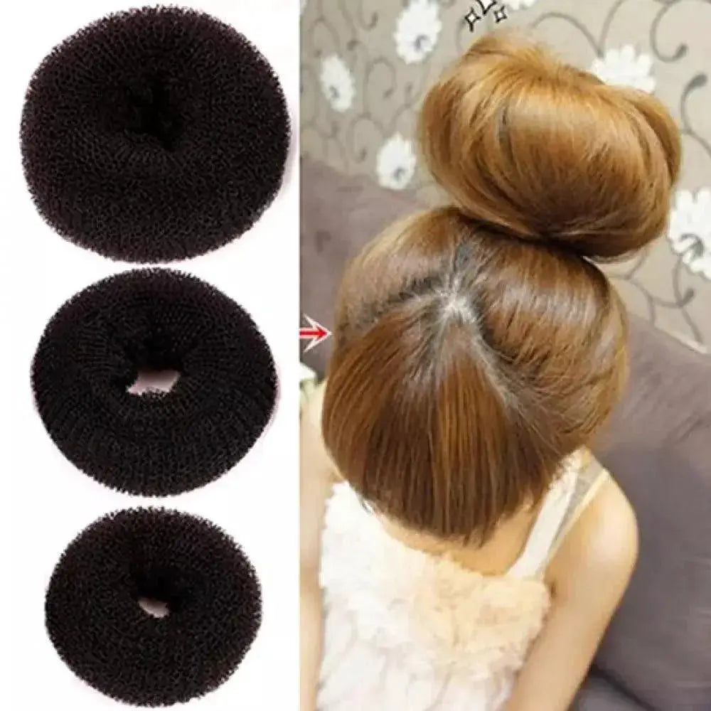 Effortless Hair Bun Styling Tool For Chic Updos Foam Donut