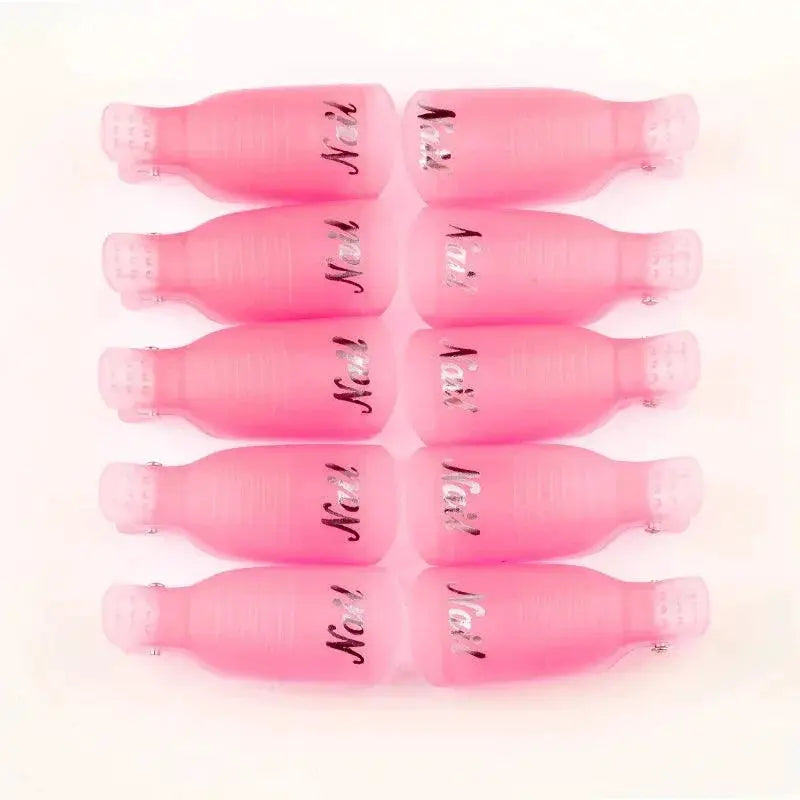 Effortless Gel Removal Clips for Home — 5pcs balck