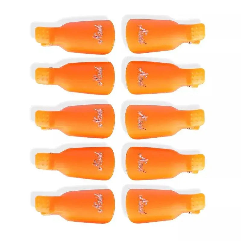 Effortless Gel Removal Clips for Home — 10pcs balck