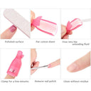 Effortless Nail Art Gel Polish Removal Clips Quick Cleanup