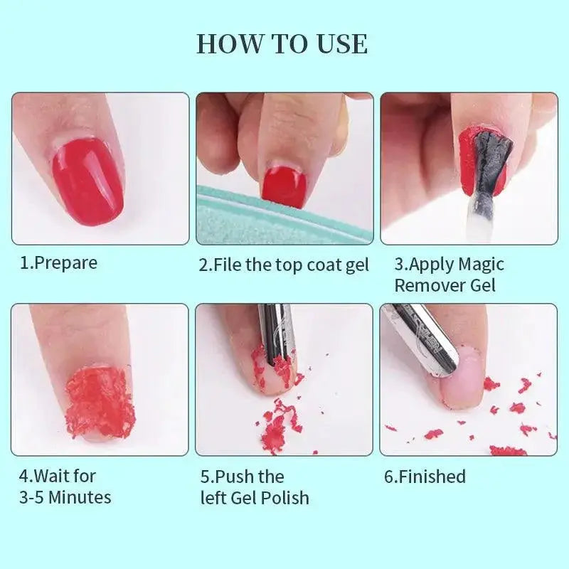 Effortless Nail Polish Remover Gel For Healthy Nails 50ml