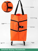 Effortless Foldable Cart for Shoppers