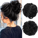 Effortless Wavy Curly Ponytail Extension Chic And Textured