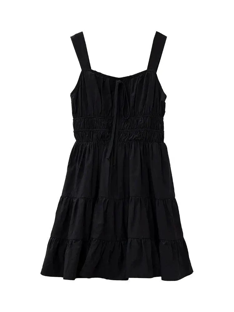 Eggka Bandage Sling Dress Versatile Womens Fashion Pick