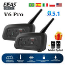 EJEAS V6 PRO Bluetooth Motorcycle Intercom for 6 Riders