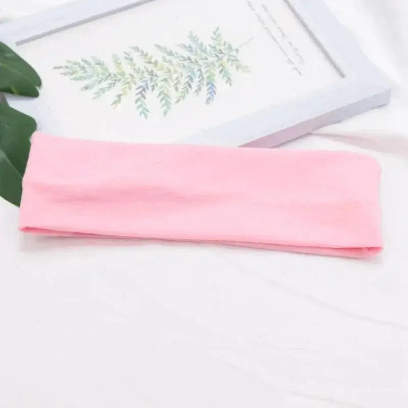 Elastic Cotton Headband For Fitness And Yoga Performance