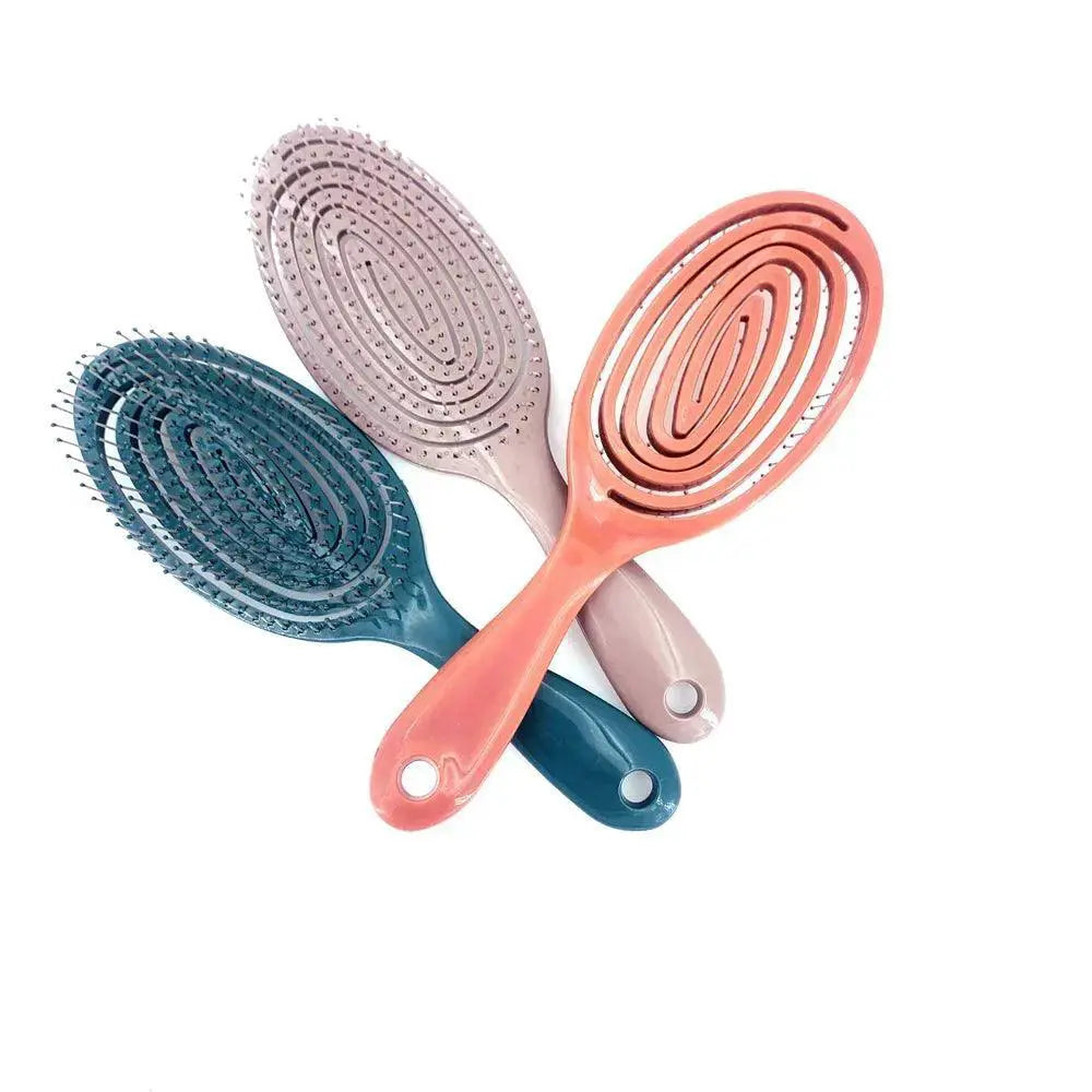 Elastic Massage Comb Hair Brush And Scalp Massager