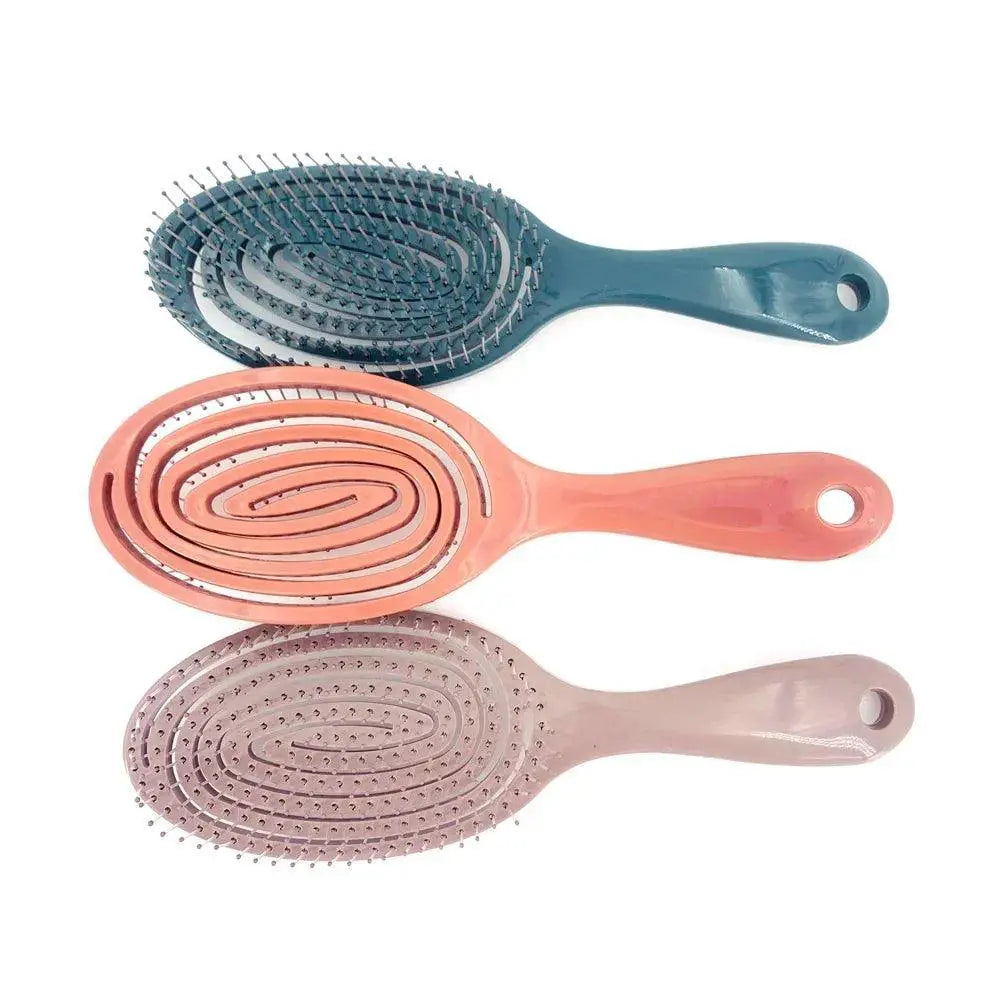 Elastic Massage Comb Hair Brush And Scalp Massager