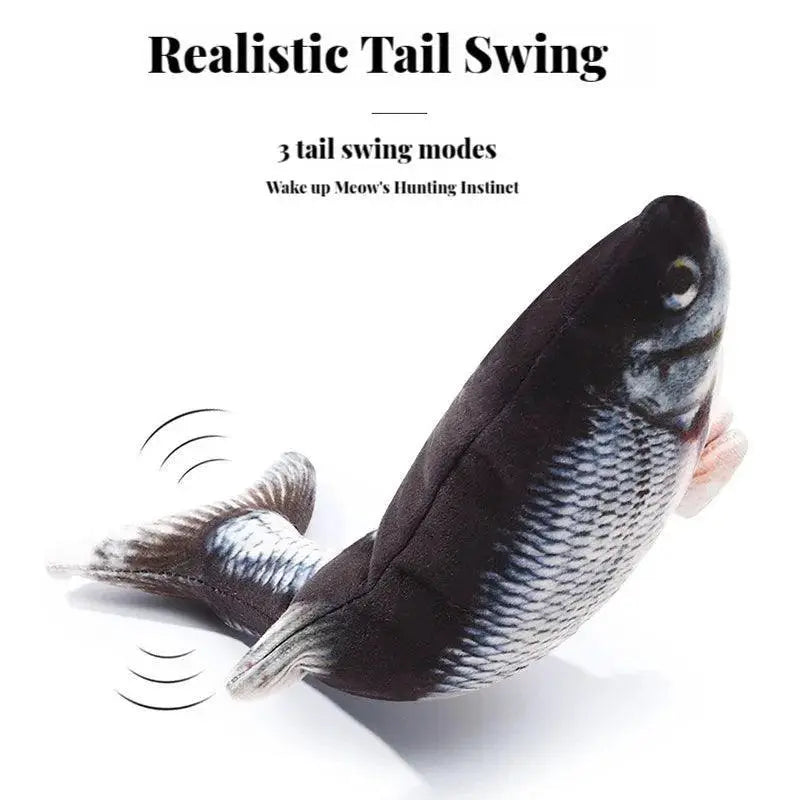 Electric Cat Toy Fish Swing Dance USB Charging Fun Toy