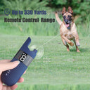 Electric Dog Training Collar Remote Control Shock Vibration Sound Waterproof IP7