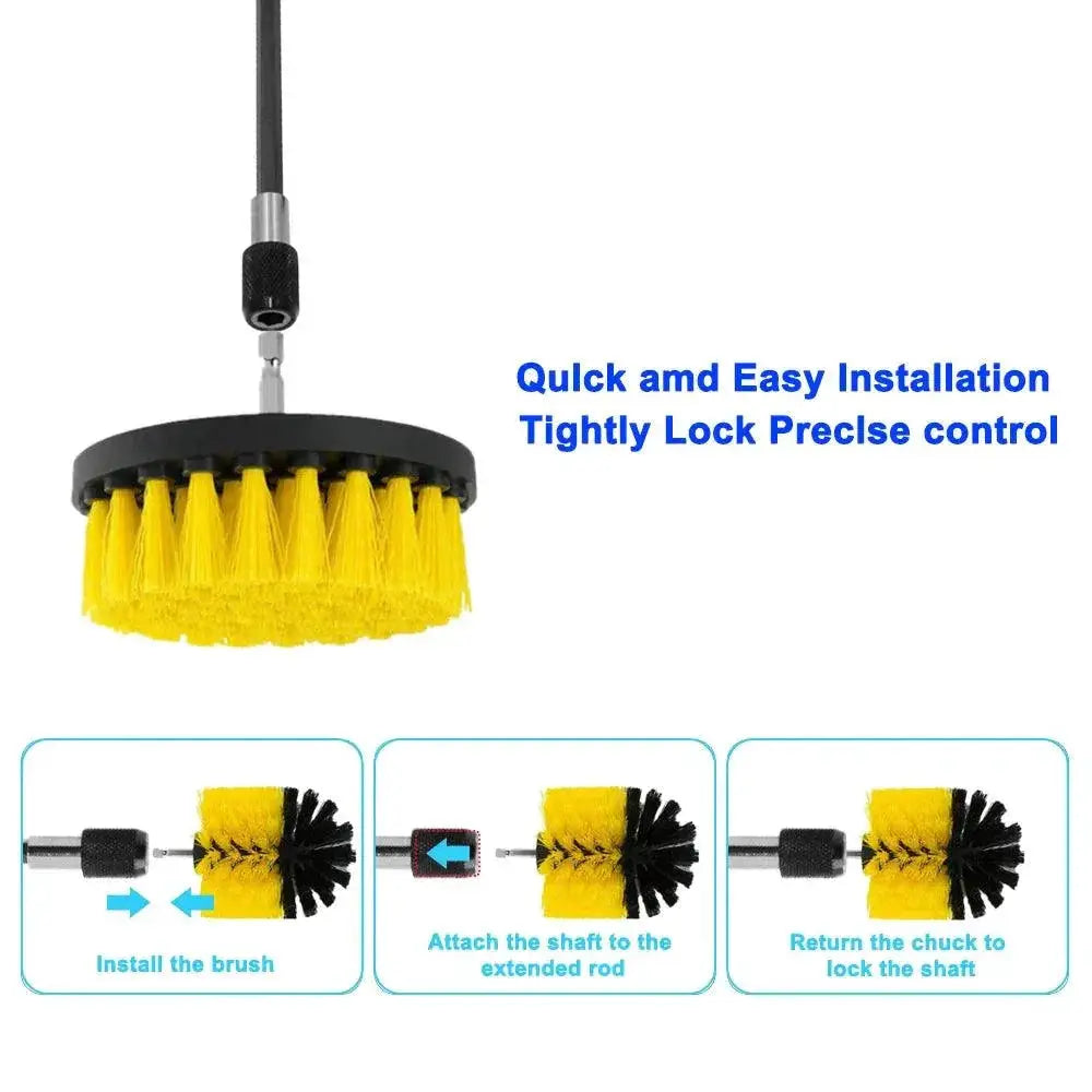Electric Drill Brush Kit for All Purpose Cleaning Scrubber