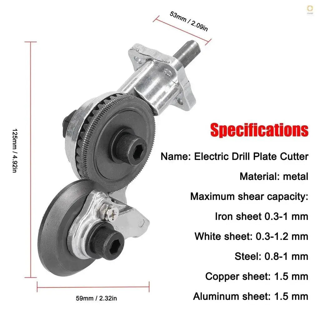 Electric Drill Cutter Attachment Metal Double Headed Tool