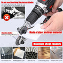 Electric Drill Cutter Attachment Metal Double Headed Tool