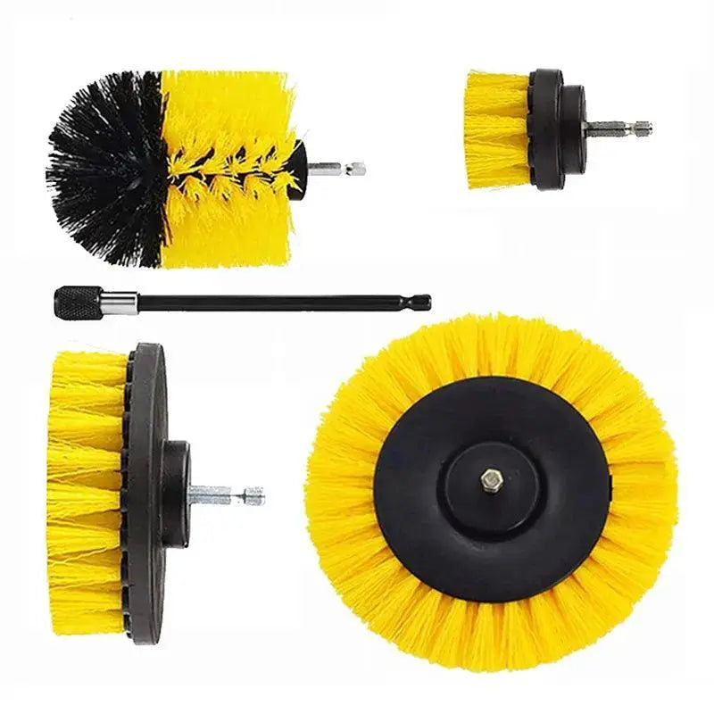 Electric Drill Scrubber Brush Set For Multi Surface Cleaning