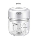 Electric Garlic Mincer 250ML USB Miniature Onion Chopper Portable Food Processor