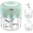 Electric Garlic Mincer 250ML USB Miniature Onion Chopper Portable Food Processor