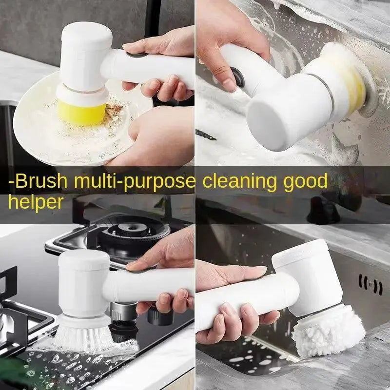 Electric Kitchen Bathroom Scrubber Wireless Cleaner